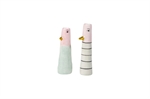 171761 Vaser med ansigt lys turkis og rosa fra Speedtsberg - Tinashjem